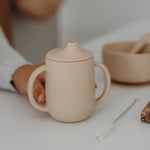 Trinkbecher mit Halm | Silikon