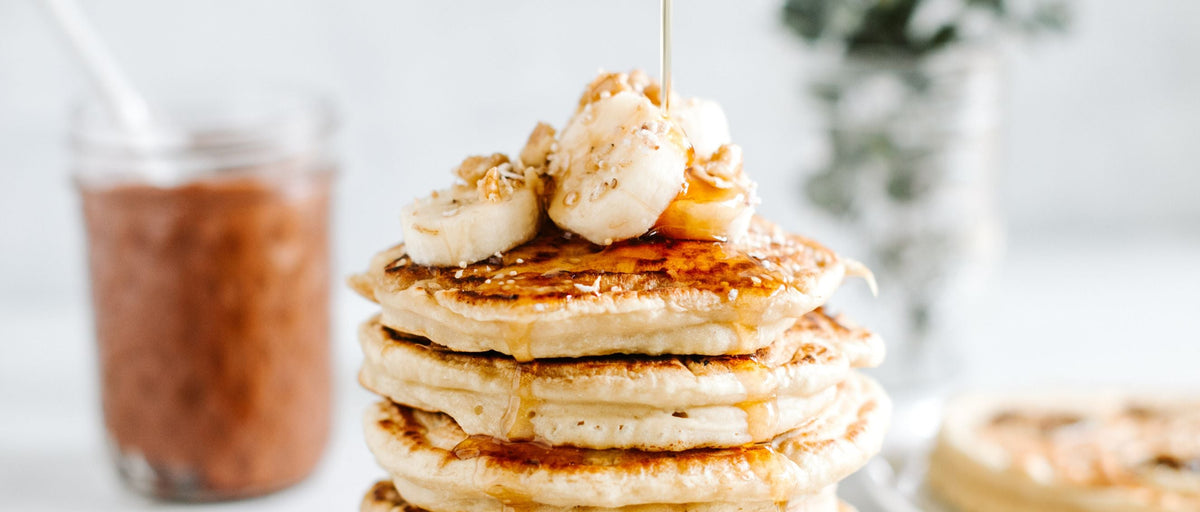 Pancakes in Eiswürfelform