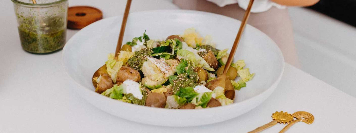 Kartoffelsalat mit Pesto