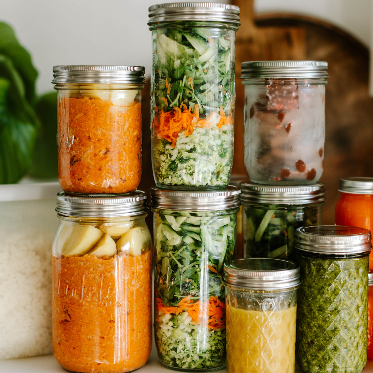 Lioleli Mason Jar | Set | Wide 700ml