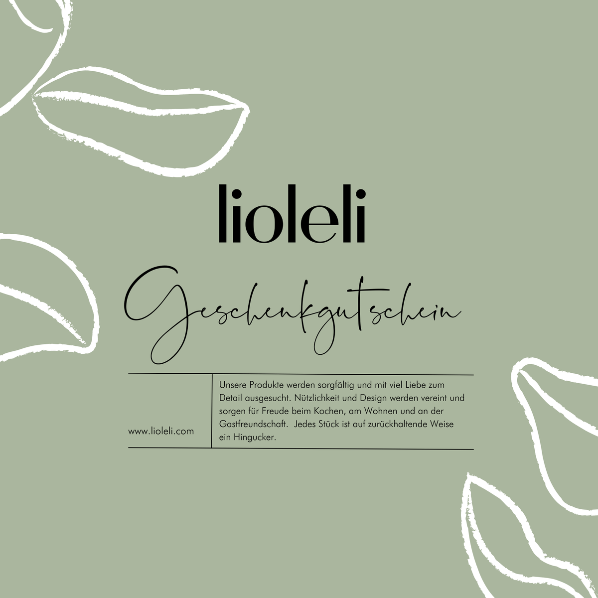 Geschenkgutschein