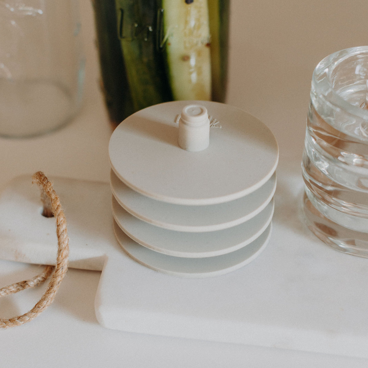 Fermentierdeckel mit Ventil | 4er-Set